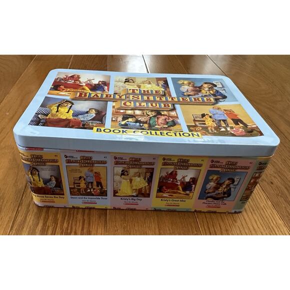 The BabySitters Club Book Collection #1-6 In Retro Tin Collectors Box Ann Martin - Picture 4 of 6
